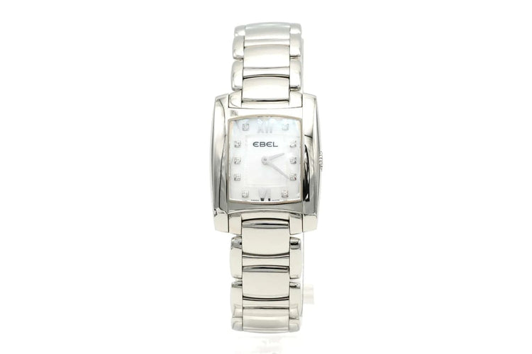 Montre Ebel Brasilia 9976M22 - Montre en acier nacre et diamants 58 Facettes M0065