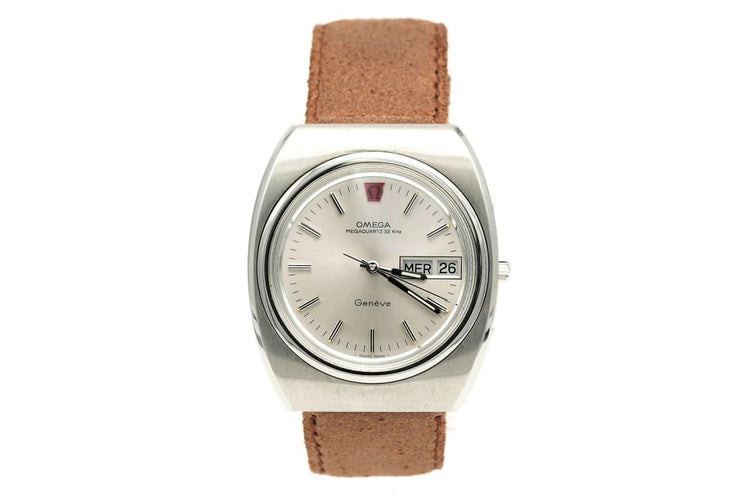 Montre Omega Genève Megaquartz 32 kHz - Montre en acier (réf. 196.0030) 58 Facettes M0063