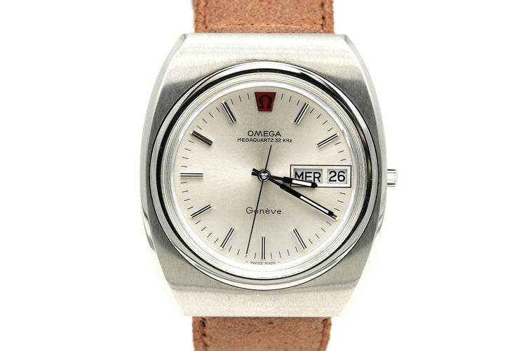 Montre Omega Genève Megaquartz 32 kHz - Montre en acier (réf. 196.0030) 58 Facettes M0063