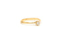 Bague 51 Solitaire - Bague en or jaune 18 carats et diamant taille brillant 0,1 ct 58 Facettes 21754