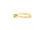 Bague 51 Solitaire - Bague en or jaune 18 carats et diamant taille brillant 0,1 ct 58 Facettes 21754