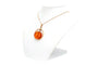 Collier Collier contemporain en or jaune 14 carats et ambre 58 Facettes 22401
