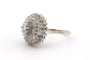 Bague 53 Bague années 70 en or blanc 18 carats et diamants 58 Facettes 22906