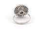 Bague 53 Bague années 70 en or blanc 18 carats et diamants 58 Facettes 22906