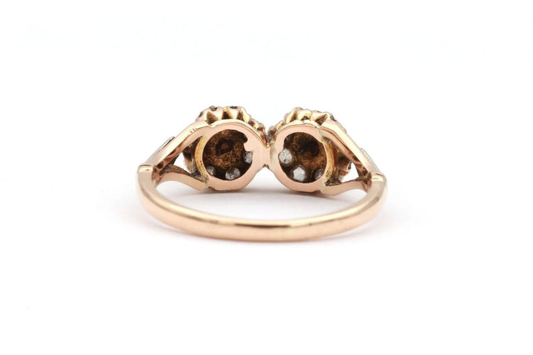 Bague 51 Bague Art déco sertie de perles fines et diamants en or jaune et blanc 58 Facettes 18911