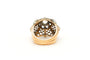 Bague 52 Bague Art déco sertie de diamants taille rose en or jaune et blanc 18 carats 58 Facettes 17664