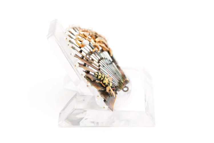 Broche Broche Art nouveau en or jaune 18 carats sertie de perles 58 Facettes 22177