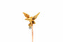 Broche Napoléon III - Broche en or jaune 18 carats sertie d’un diamant brillant 58 Facettes B645