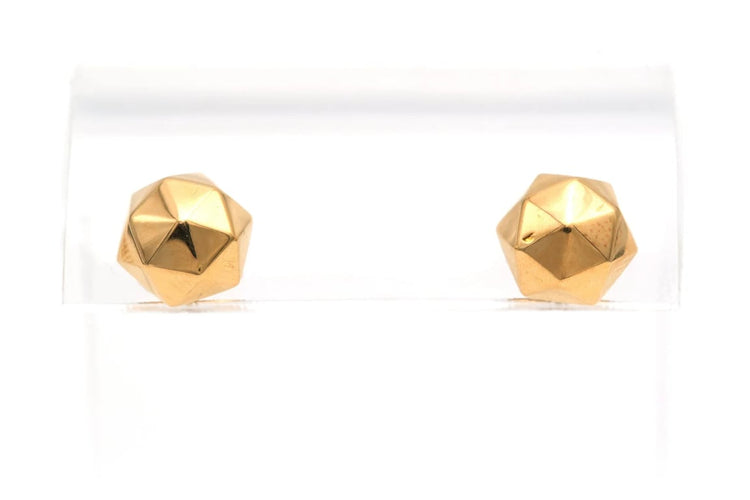 Boucles d'oreilles Boucles d’oreilles Art déco en or jaune 18 carats 58 Facettes 23052