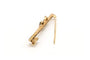 Broche Broche Art Déco en or jaune et blanc 18 carats, saphirs et diamants 58 Facettes 22536