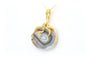 Pendentif Pendentif années 70 en or jaune 18 carats, agate et diamant 58 Facettes B673