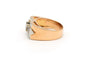Bague 52 Bague Art déco en or blanc et jaune 18 carats et diamants 58 Facettes 22550
