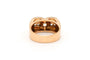 Bague 52 Bague Art déco en or blanc et jaune 18 carats et diamants 58 Facettes 22550