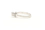 Bague 53 Bague années 50 en or blanc 18 carats et diamant 0,09 ct 58 Facettes 22910