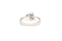 Bague 53 Bague années 50 en or blanc 18 carats et diamant 0,09 ct 58 Facettes 22910