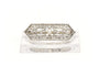 Broche Broche Art déco en or blanc avec perle et diamants 58 Facettes B658