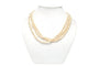 Collier Collier années 70 en or blanc 18 carats, perles et rubis 58 Facettes 22056