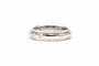 Bague 58 Bague contemporaine en or blanc 18 carats sertie de diamants taille brillant 58 Facettes 22452
