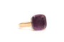 Bague 51 Pomellato - Bague contemporaine en or rose 18 carats et améthyste 58 Facettes 22601