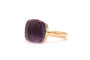 Bague 51 Pomellato - Bague contemporaine en or rose 18 carats et améthyste 58 Facettes 22601