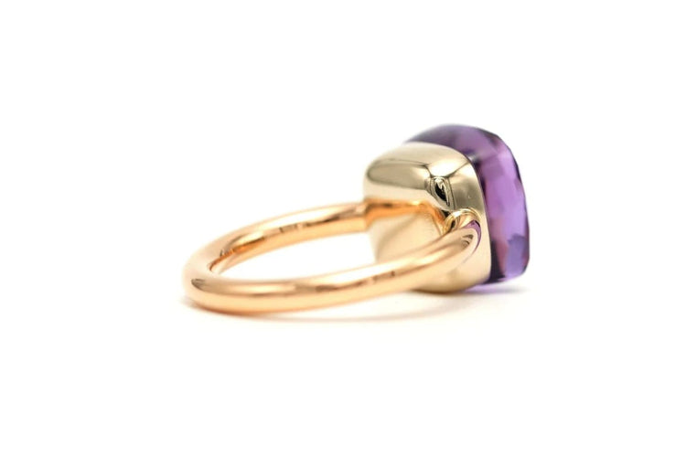 Bague 51 Pomellato - Bague contemporaine en or rose 18 carats et améthyste 58 Facettes 22601