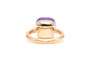 Bague 51 Pomellato - Bague contemporaine en or rose 18 carats et améthyste 58 Facettes 22601