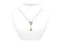 Collier Collier Art Déco - Pendentif en or jaune 18 carats et argent, diamants 58 Facettes 22729