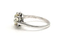 Bague 47 Bague Art déco en or blanc 18 carats sertie d’un diamant taille ancienne 58 Facettes 22577