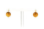 Boucles d'oreilles Napoléon III - Boucles d'oreilles en or jaune, perles et saphirs 58 Facettes 17526