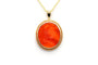 Pendentif Pendentif Napoléon III en or jaune 18 carats serti d’agate 58 Facettes 22680