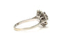 Bague 62 Bague Art déco en or blanc 18 carats et diamants taille brillant 58 Facettes B736