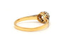 Bague 53 Bague Art déco en or jaune et blanc 18 carats, diamant taille rose 58 Facettes B743