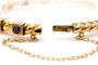 Bracelet Bracelet Napoléon III - Bracelet en or jaune 18 carats, rubis et diamants rose 58 Facettes 22868