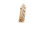 Broche Broche Art déco en or jaune 18 carats, perles et diamants taille rose 58 Facettes 21629