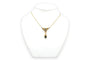 Collier Collier Art nouveau en or jaune 18 carats avec tourmalines, perles et diamants 58 Facettes 22936