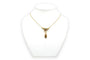 Collier Collier Art nouveau en or jaune 18 carats avec tourmalines, perles et diamants 58 Facettes 22936
