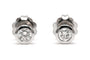 Boucles d'oreilles Clous d'oreilles - Boucles d'oreilles en or blanc 18 carats et diamants 58 Facettes 22744