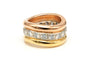 Bague 52 Bague contemporaine en or 18 carats sertie de diamants (2,16 ct) 58 Facettes 22983