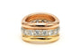 Bague 52 Bague contemporaine en or 18 carats sertie de diamants (2,16 ct) 58 Facettes 22983