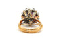 Bague 49 Bague années 50 en or jaune 18 carats sertie de diamants 58 Facettes 22899