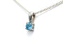 Pendentif Pendentif contemporain en or blanc 18 carats serti d’une topaze 58 Facettes 22888