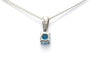Pendentif Pendentif contemporain en or blanc 18 carats serti d’une topaze 58 Facettes 22888
