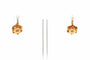 Boucles d'oreilles Boucles d'oreilles Art déco en or jaune 18 carats serties de perles 58 Facettes 22965