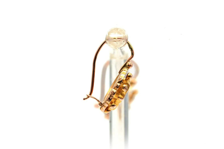 Boucles d'oreilles Boucles d'oreilles Art déco en or jaune 18 carats serties de perles 58 Facettes 22965