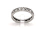 Bague 50 Bague Art déco sertie de diamants taille ancienne en or blanc 18 carats 58 Facettes B776