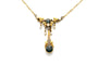 Collier Collier Art nouveau en or jaune 18 carats, tourmalines, perles et diamants 58 Facettes 22936