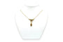 Collier Collier Art nouveau en or jaune 18 carats, tourmalines, perles et diamants 58 Facettes 22936