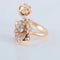 Bague 52 Mellerio Bourgeon - Bague en or jaune avec diamants et perles 58 Facettes