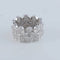 Bague 54 Fred Île d’Or - Bague en or blanc pavée de diamants 58 Facettes