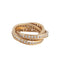 Bague 51 Cartier Trinity - Bague en or jaune 750 et diamants 58 Facettes